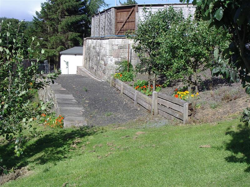 Looking East toward Thornwood Lodge